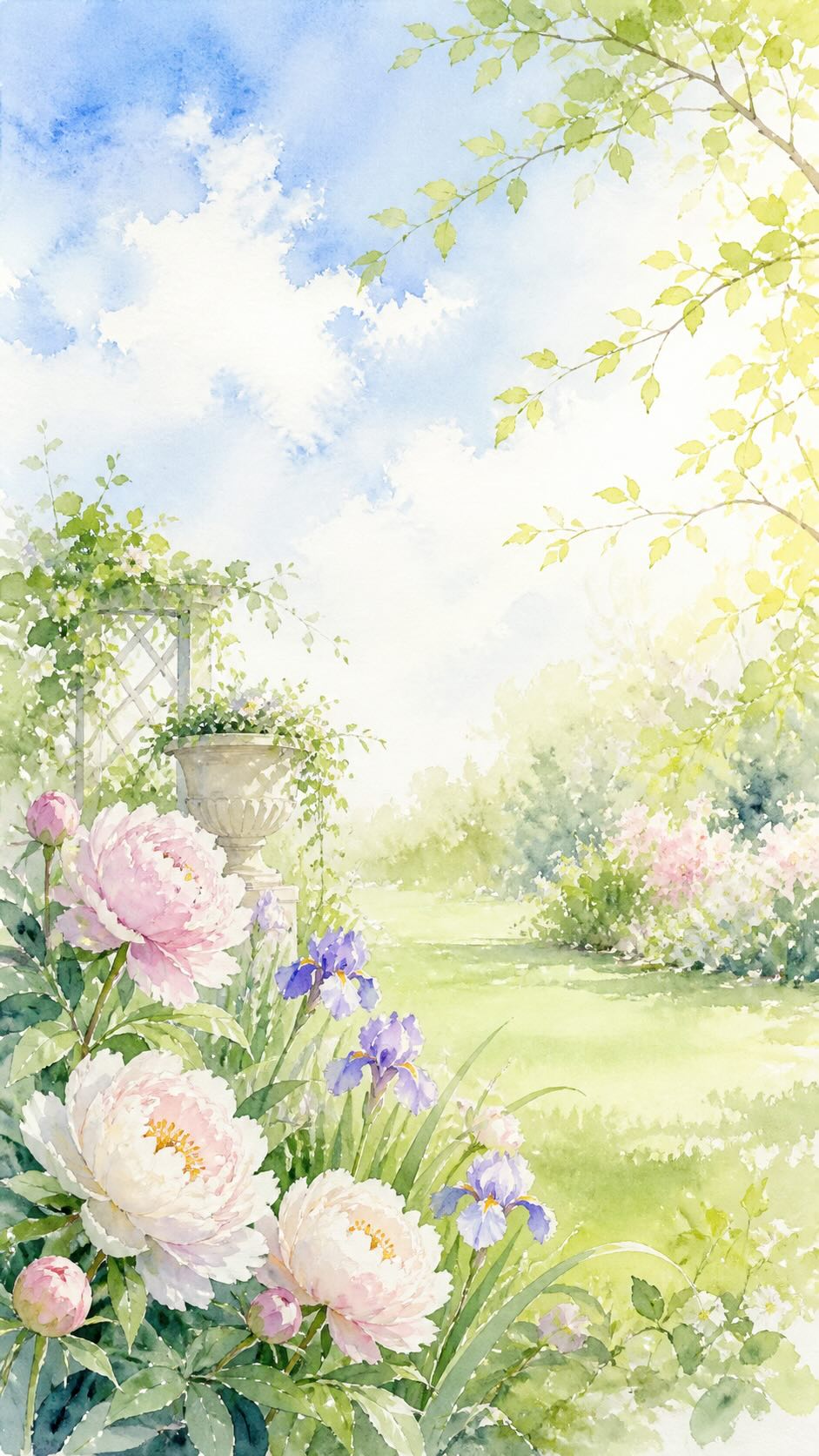 5月の庭園風景 イメージ